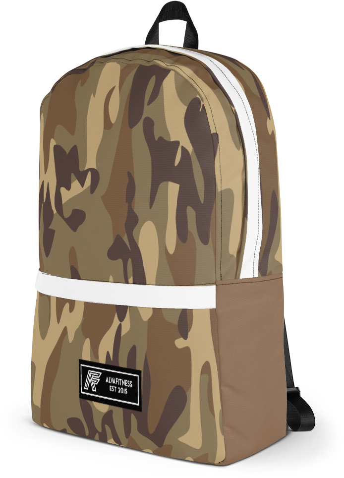 Army Camo Backpack - Sloth Backpacks (1000x1000), Png Download