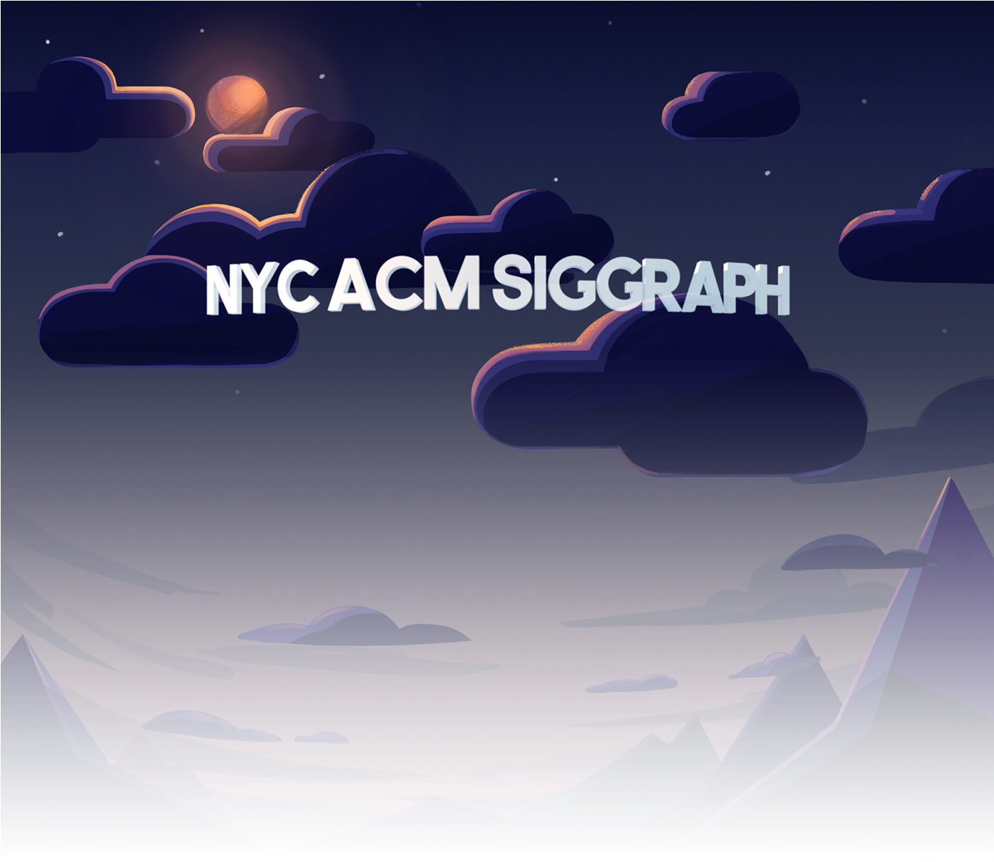 Nyc Acm Siggraph - Graphic Design (1400x1289), Png Download