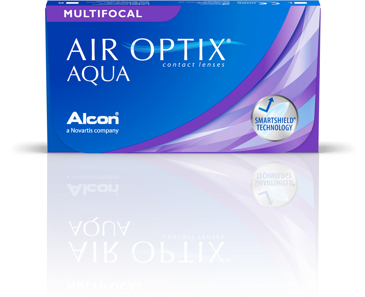 Air Optix Aqua Multifocal 6 Pack - Air Optix Plus Hydraglyde Multifocal (1470x2100), Png Download