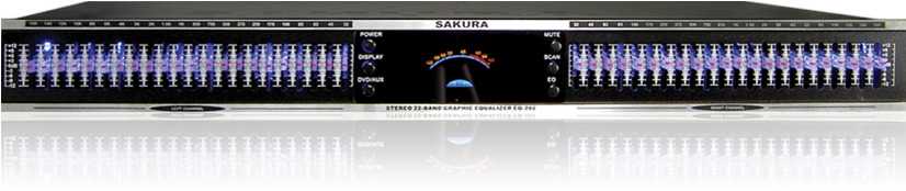 22 Band Stereo Graphic Equalizers - Sakura Equalizer 202 (900x701), Png Download