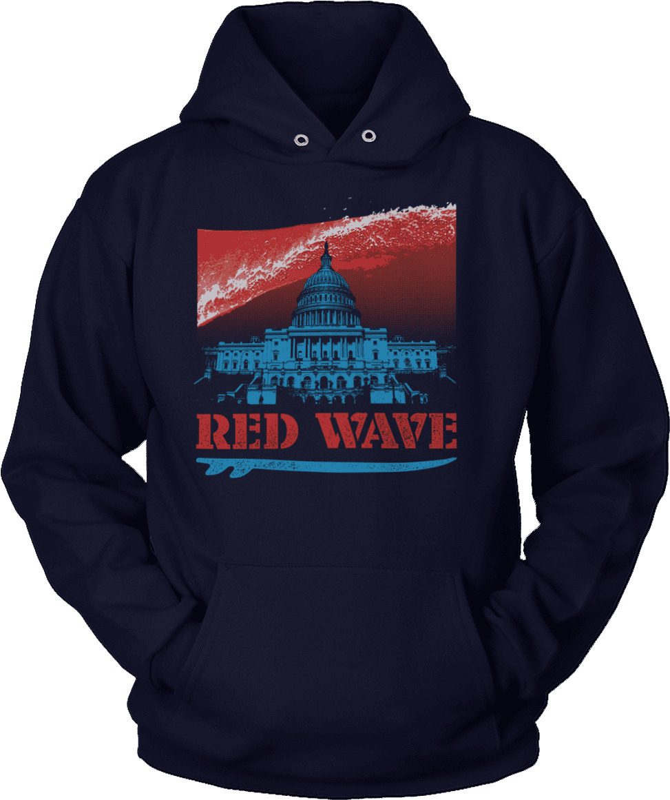 Red Wave V1 - Gamer Dad - Gamer Hoodie (1200x1200), Png Download