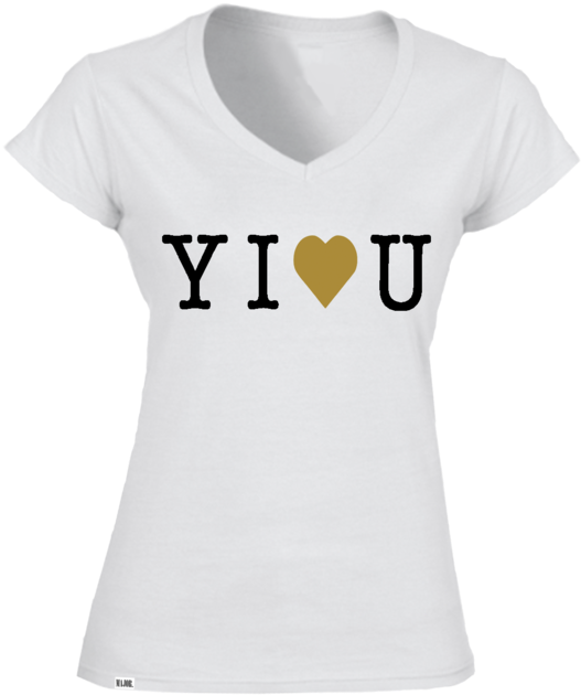 Why I Love You White Tee (1000x714), Png Download