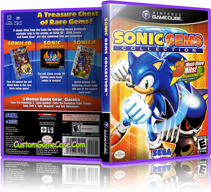 Download Sonic Gems Collection Sonic Gems Collection Gamecube Gc PNG