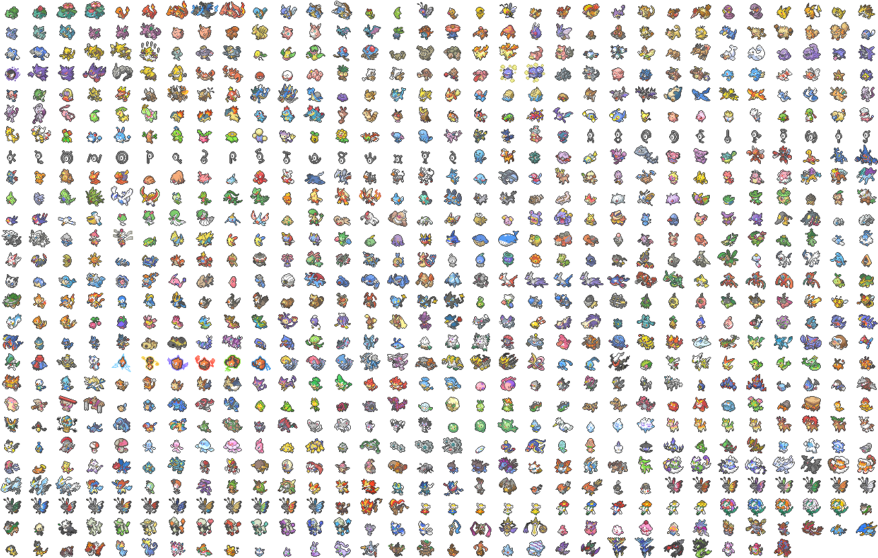 Download Watch Da Birdie All Pokemon Box Sprites Png Image With No Background Pngkey Com