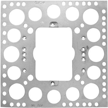 155p Metal Mounting Bracket, 1 Gang, Plaster Mount - Cupcake Inserts (800x600), Png Download