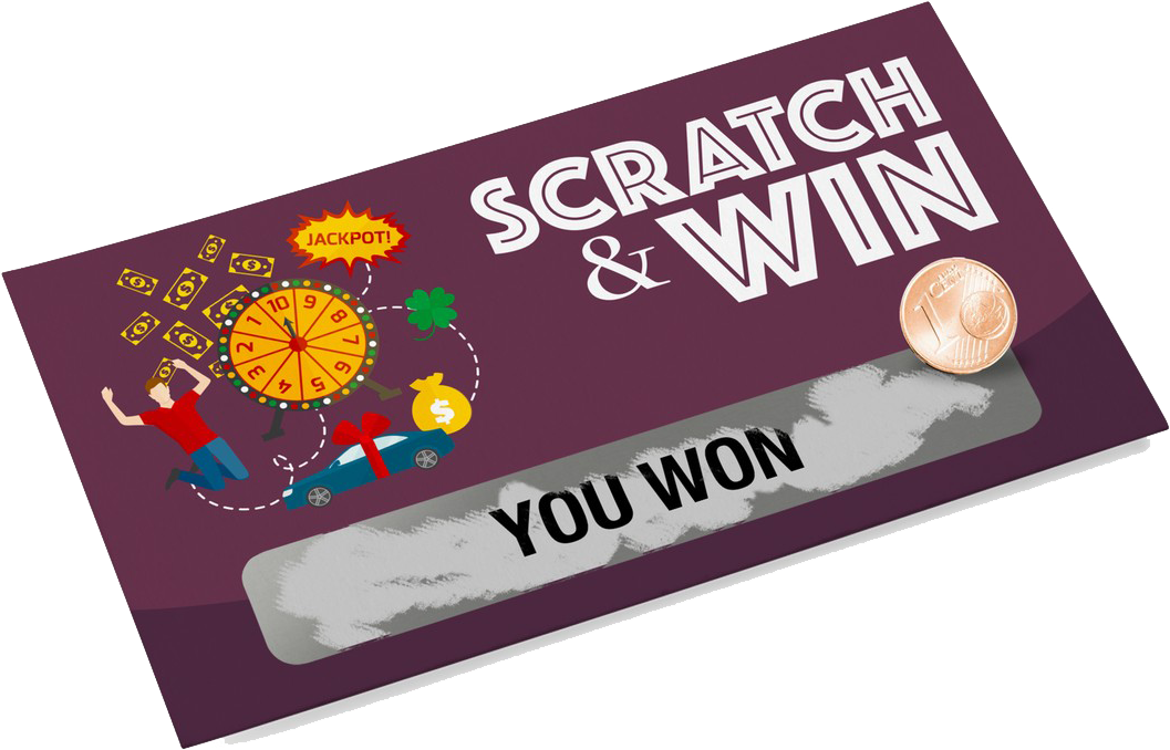 Instant Lottery Online - Scratch And Win Ticket (1170x780), Png Download