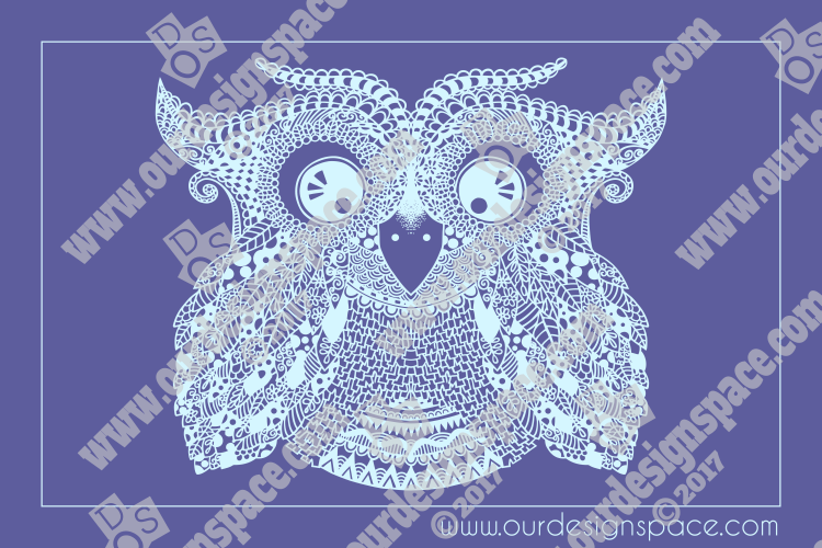 Cute Owl Svg File To Use With Cricut - Bih (750x500), Png Download