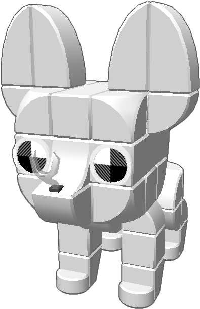 Aww What A Cutie Foxy, Sparkled With Evolution - Cartoon (768x768), Png Download