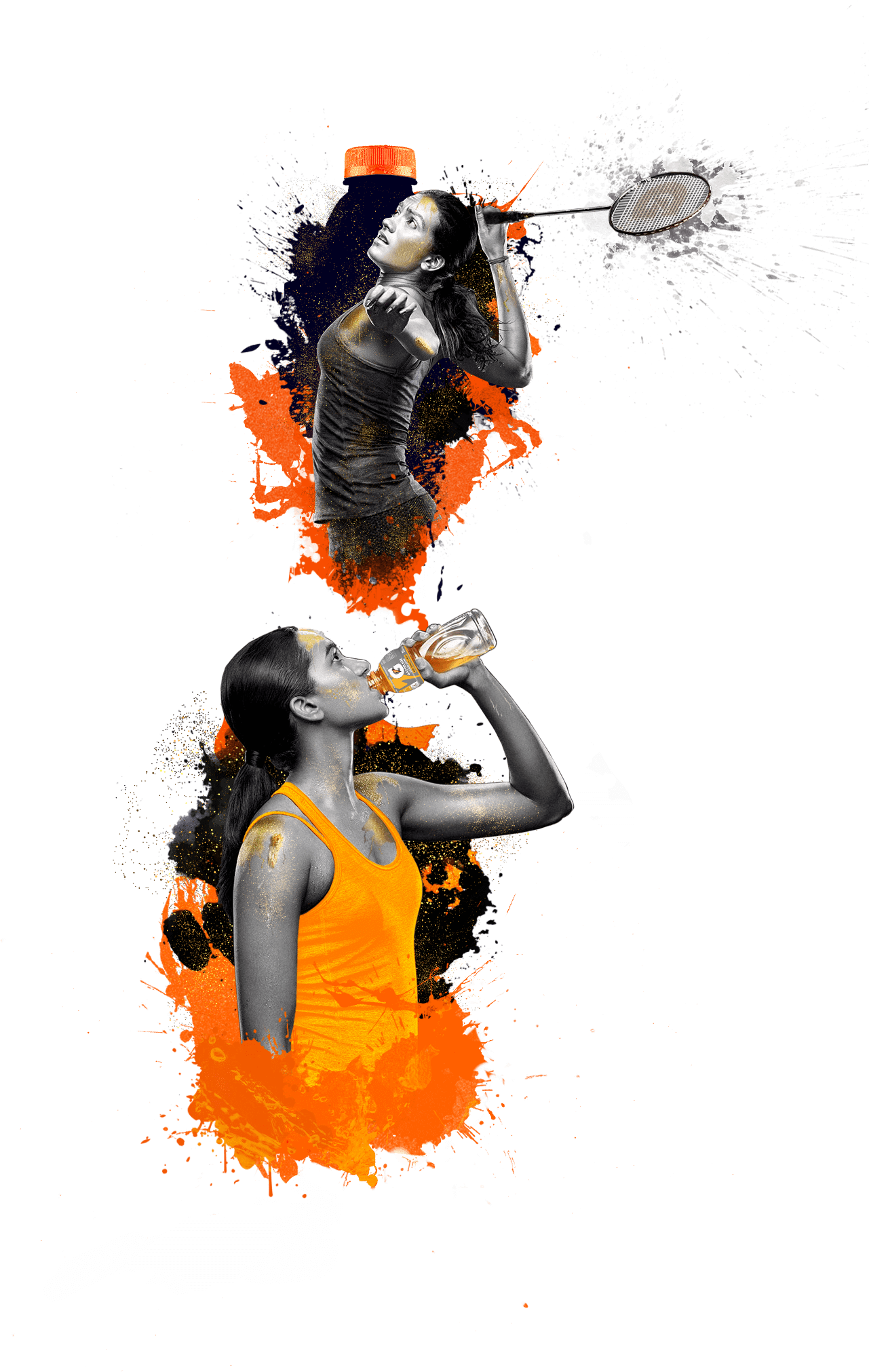 Image - Sweat For Gold Gatorade Ad (1281x2029), Png Download