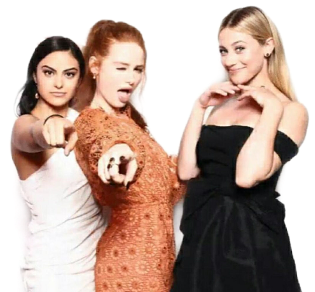 Camilamendes Madelainepetsch Lilireinhart Riverdale - Riverdale Madelaine Camila Lili (1077x999), Png Download