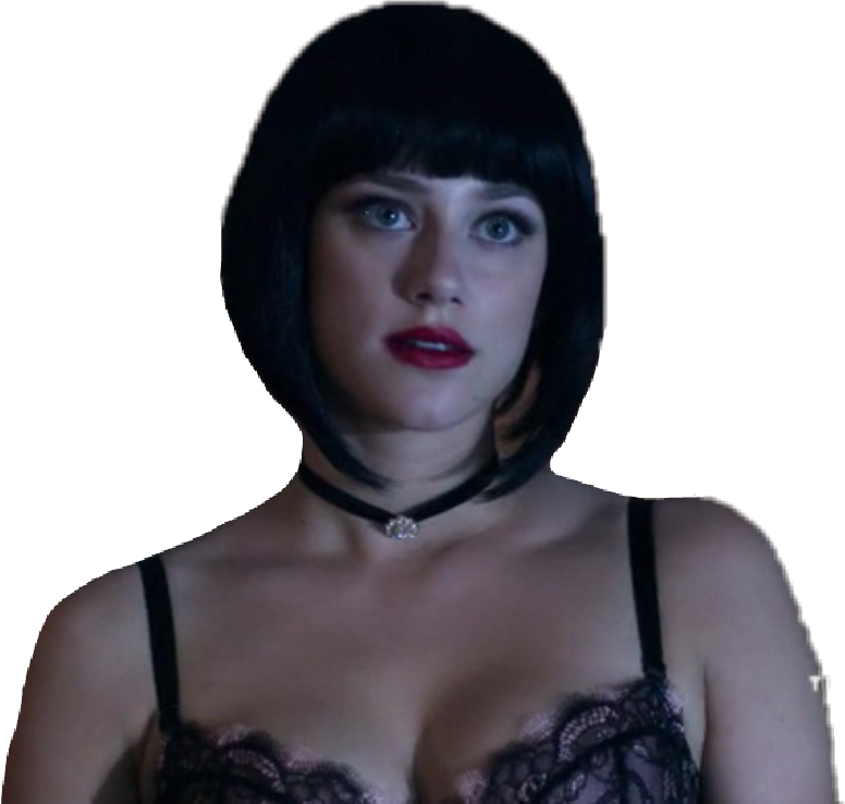 Dark Lilireinhart Bettycooper Riverdale - Betty Riverdale Black Wig (776x738), Png Download