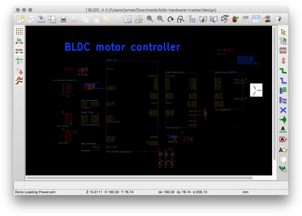 Kicad Schematic Example - Display Device (1024x739), Png Download