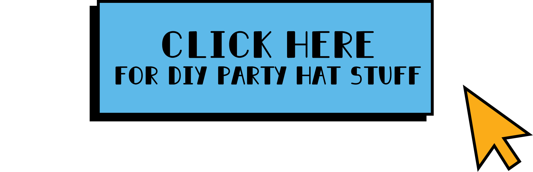 Things By Bean Diy Party Hats Instructions And Patterns - Portable Network Graphics (2048x661), Png Download