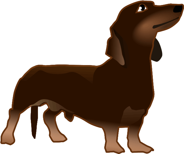 Dog Clipart Clipart Pupy - Dark Brown Dog Clipart (649x574), Png Download