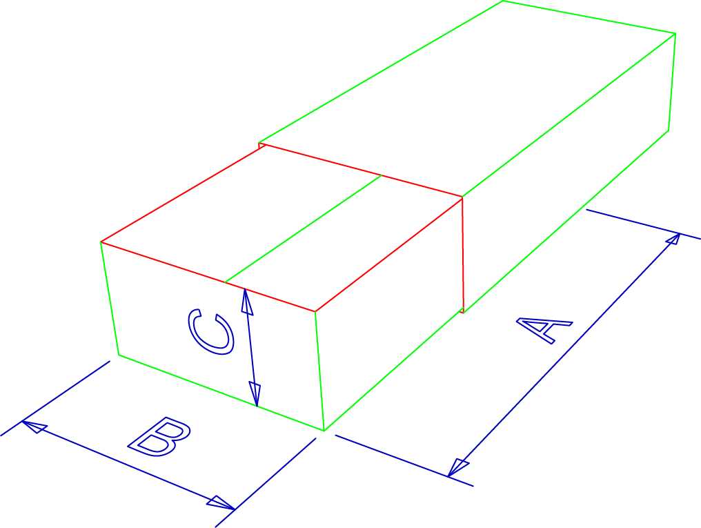 Covered Solid Board Boxes / Becf-315 - Dieline (1016x765), Png Download