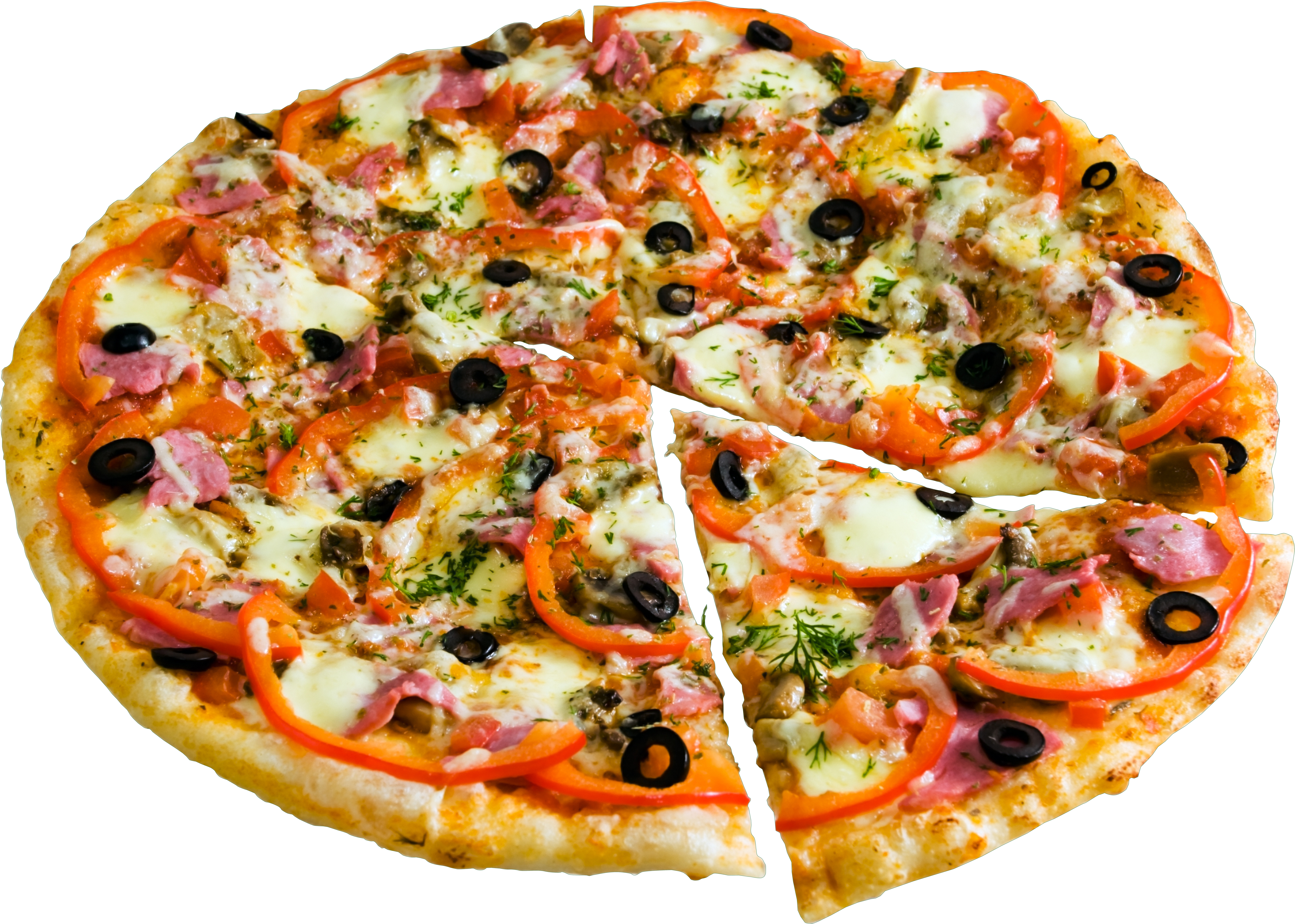 Pizza Png (5417x3866), Png Download