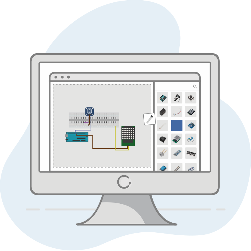 Easy Drag And Drop Interface Quickly Brings Your Schematic - Illustration (849x849), Png Download