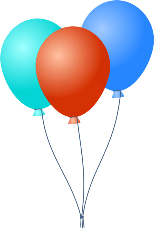 Banner Transparent Download Balloon Clip Art - Party Balloon Vector Png (600x887), Png Download