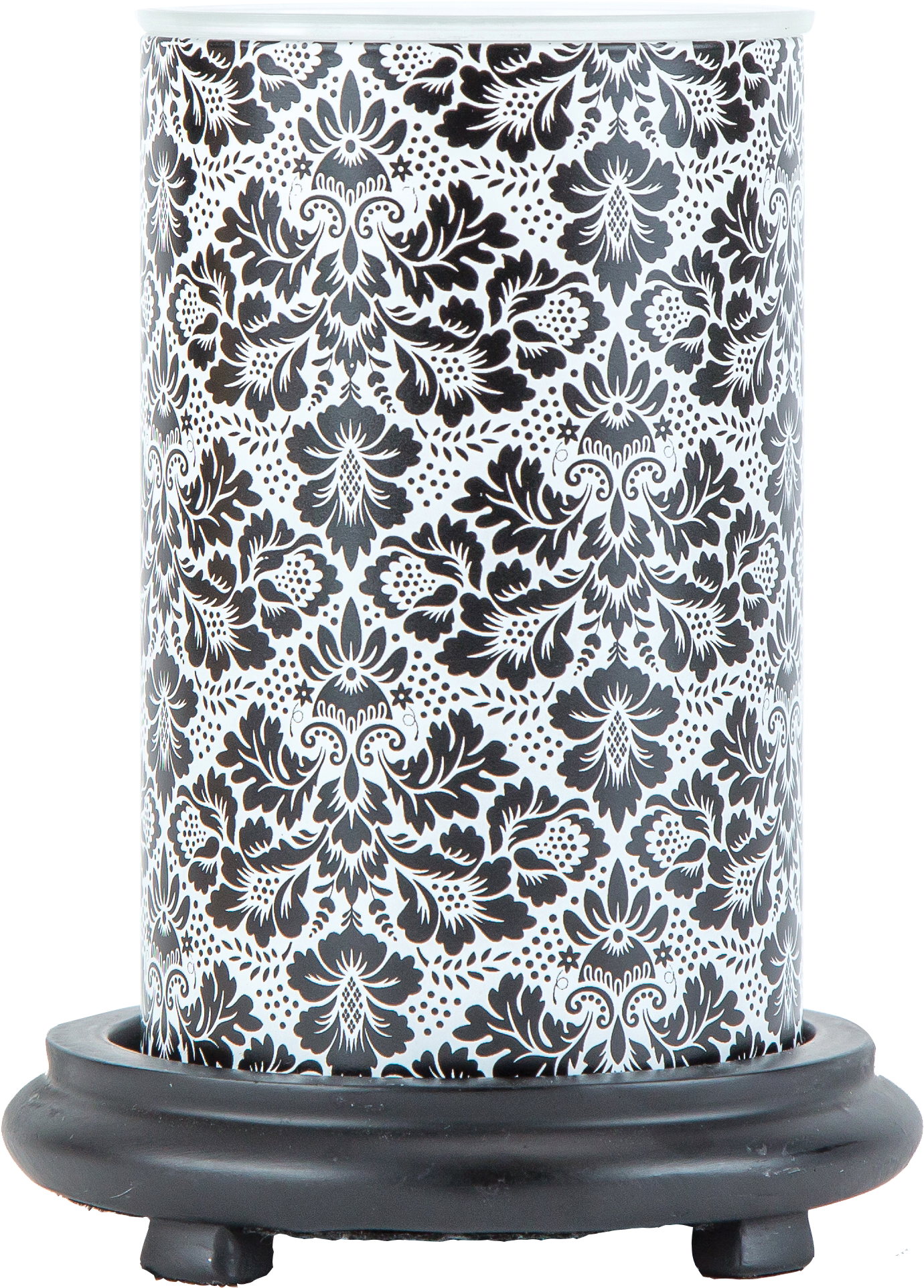 Floral, Pink Zebra Home, Black, Independent Consultant, - Pink Zebra Black Floral Simmering Light (1764x2391), Png Download