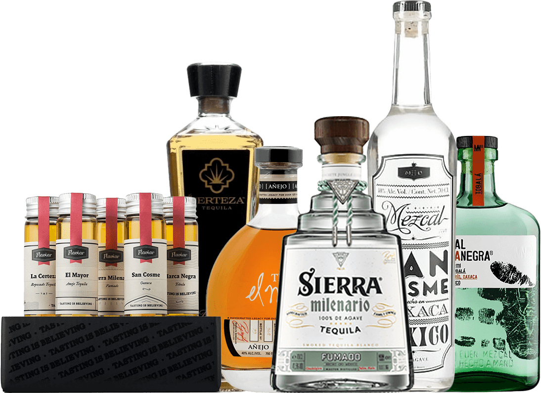 The Mexican Standoff - Sierra Milenario Tequila Fumado Blanco Tequila (1142x850), Png Download