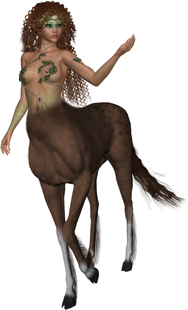Female Centaur Png (738x1082), Png Download