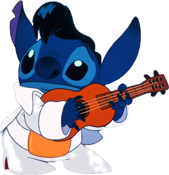 Lilo Y Stitch - Stitch De Elvis Presley (1600x1000), Png Download