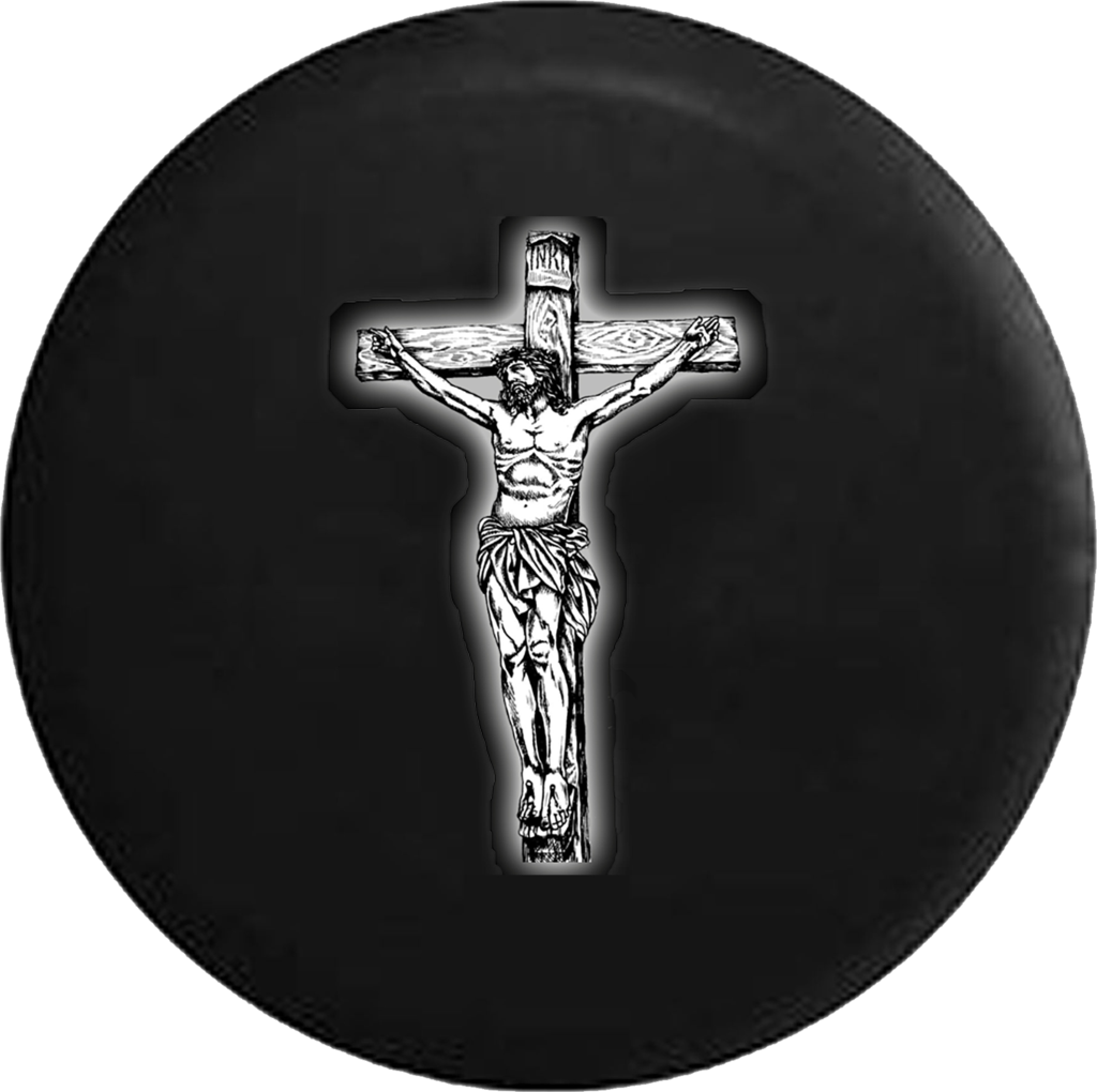 Jesus On Cross Glowing Blessed Christian - Crucifix (1024x1020), Png Download