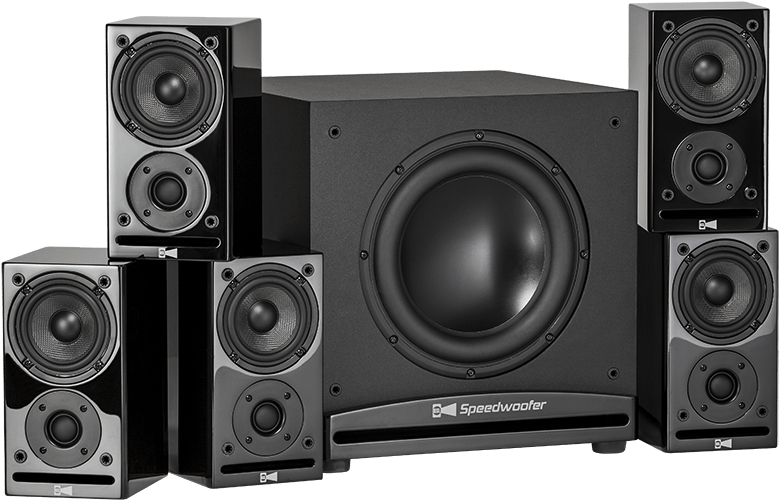 1 Home Theater Speaker System - Home Cinema (800x521), Png Download