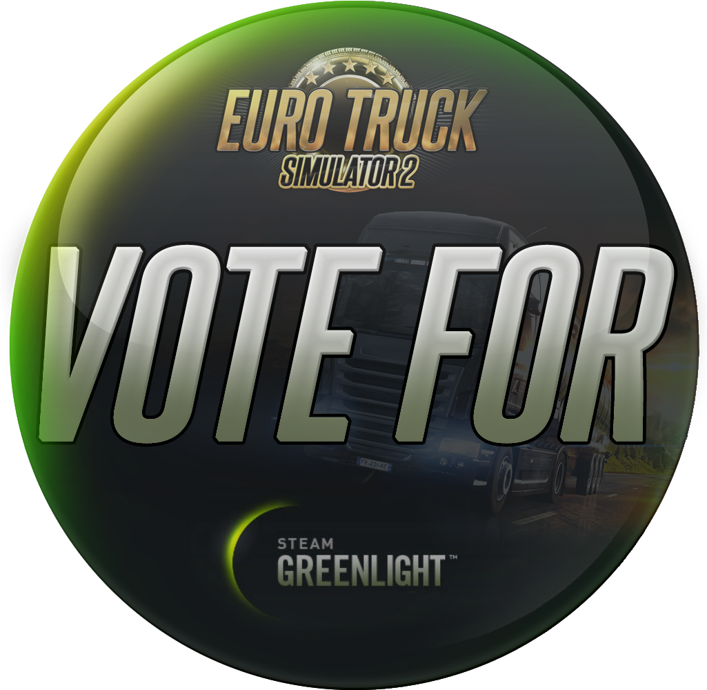 Vote 02 - Euro Truck Simulator 2 Pc / Mac - Digital Download (1024x1024), Png Download