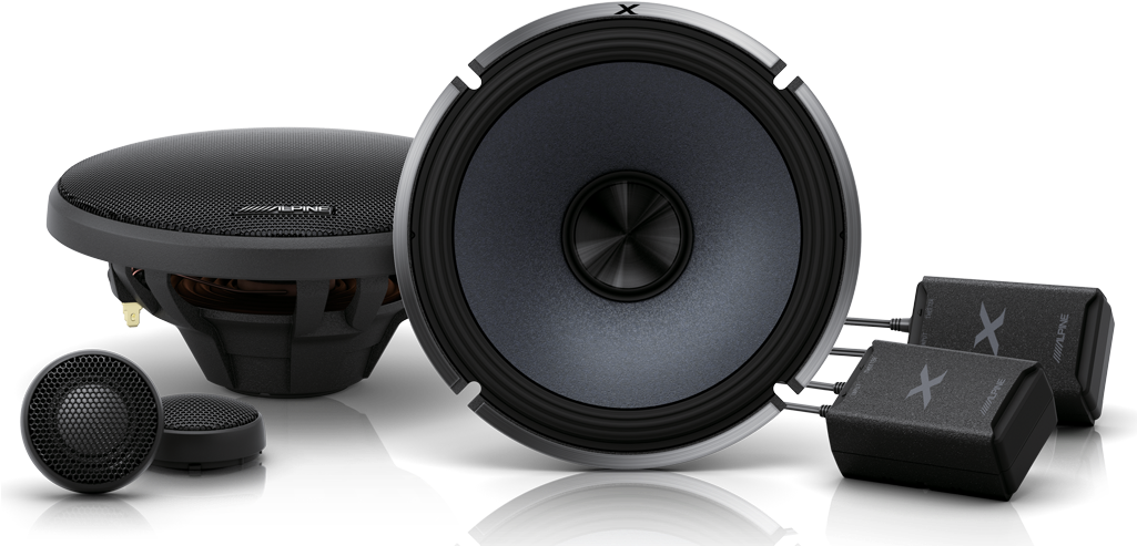 7″ Audio Visual, X Series And Type S 10″ Subwoofer - Alpine X-series X-s65c 2-way Speaker (1024x576), Png Download