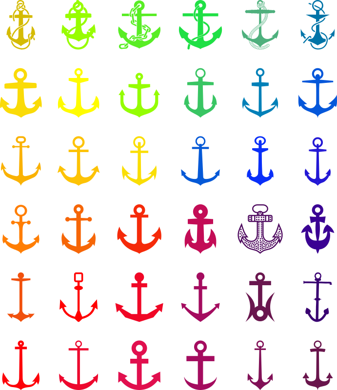 Personalised Anchor Beach Bag (691x800), Png Download