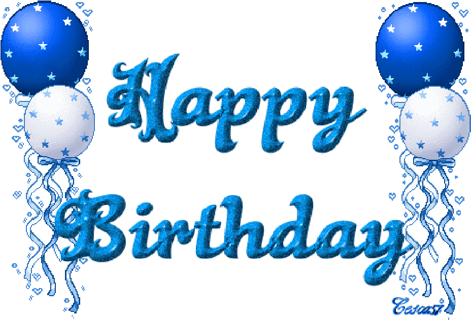 Daily Photos & Art - Happy Birthday Male Gif (974x649), Png Download