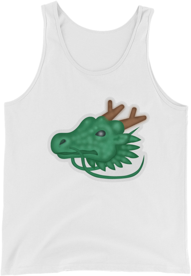 Men's Emoji Tank Top - Dragon Emoji Png (1000x1000), Png Download