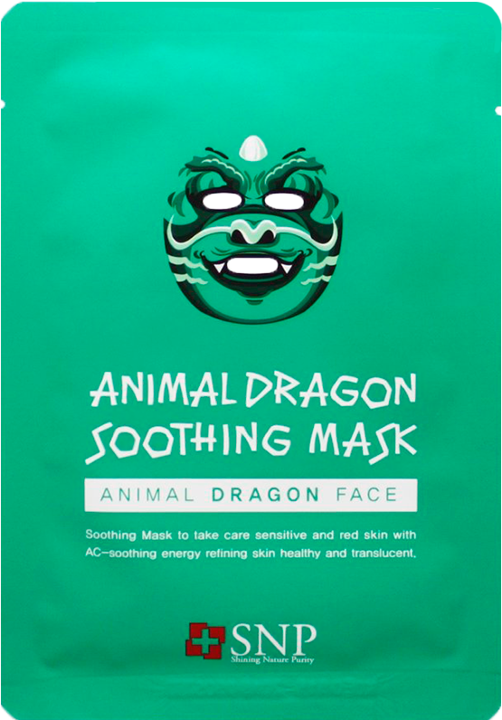 Snp Animal Dragon Mask - Snp Animal Dragon Soothing Mask (1024x1024), Png Download