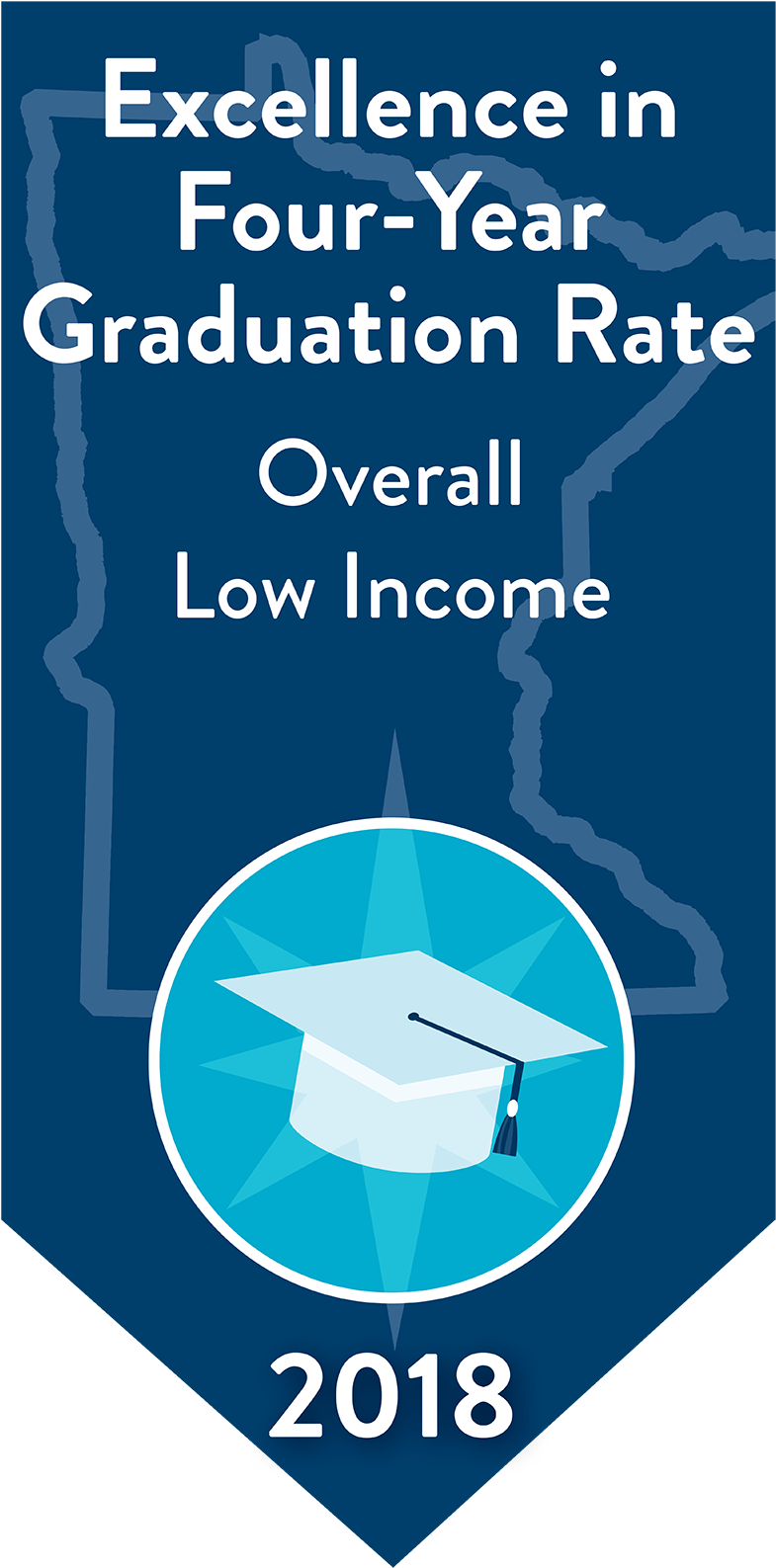 4 Yr Graduation Rate - Middle School (879x1665), Png Download