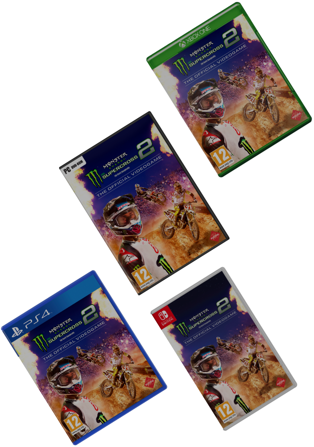 Monster Energy Supercross - Monster Energy Supercross - The Official Videogame (626x892), Png Download