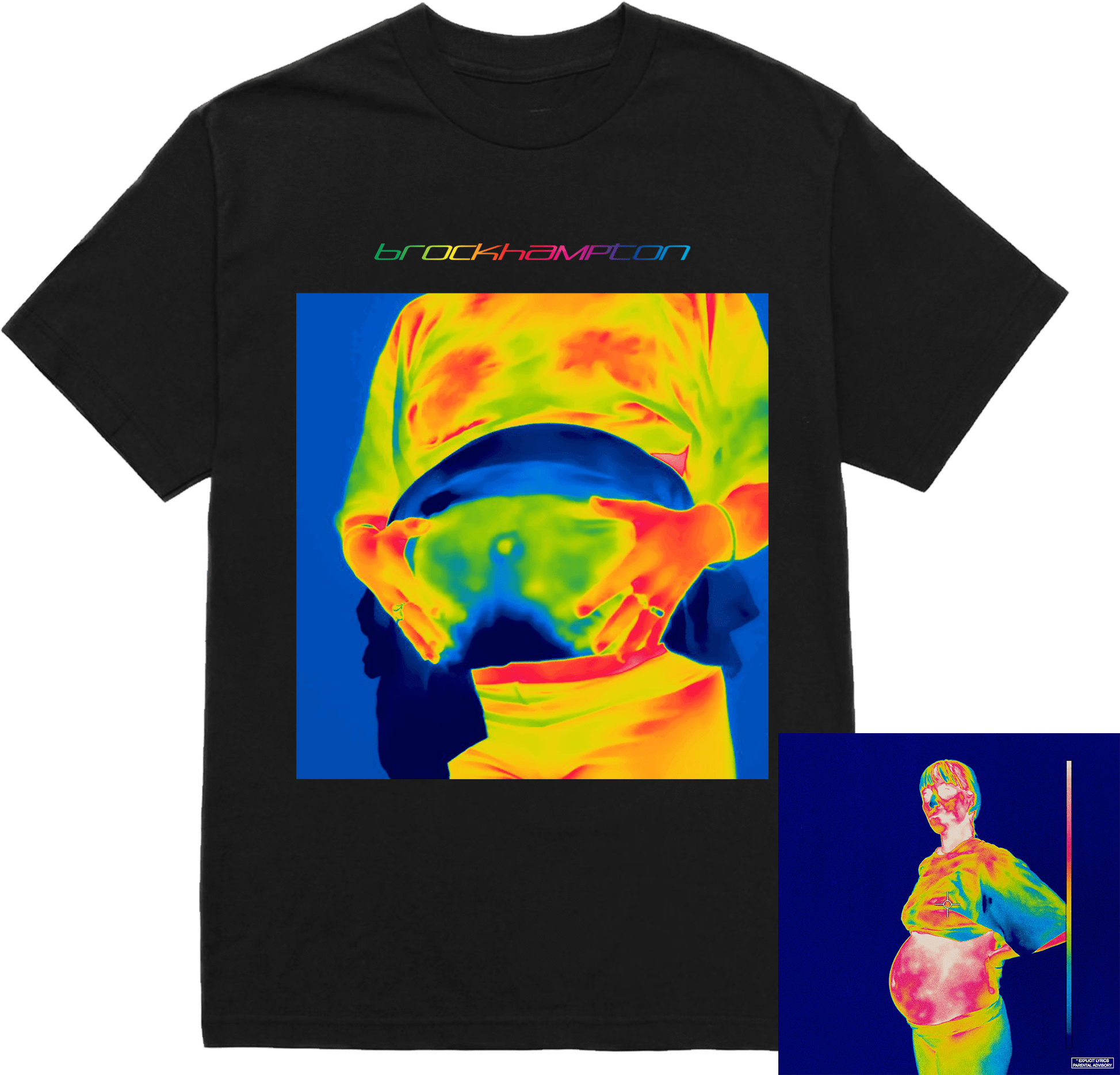 'nirvana' Artwork Tee Digital Album Bundle - Brockhampton I Ll Be There Merch (2000x2000), Png Download