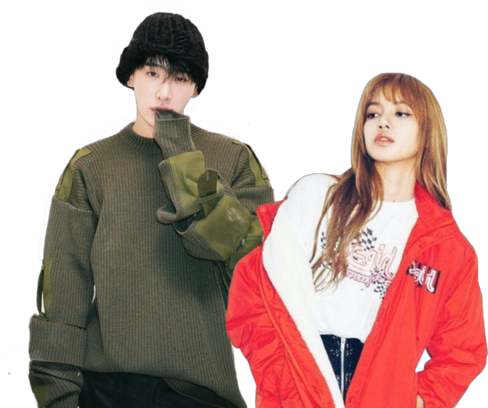 Lisa Lisablackpink Lisamanoban Wonho Wonhomonstax Wonho - Lisa Blackpink Nonagon 2018 (1025x1024), Png Download
