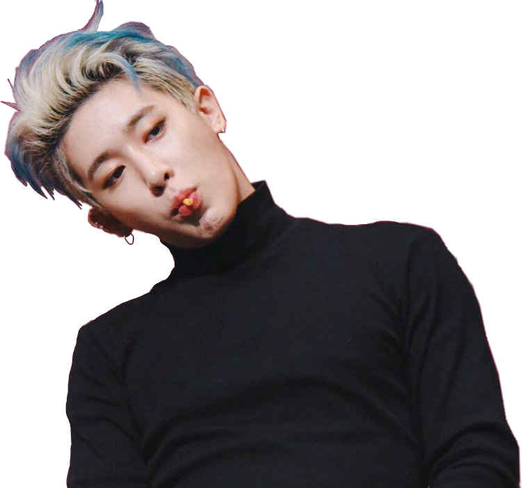 Shinhoseok Wonho Monstax Freetoedit - Monsta X (751x701), Png Download