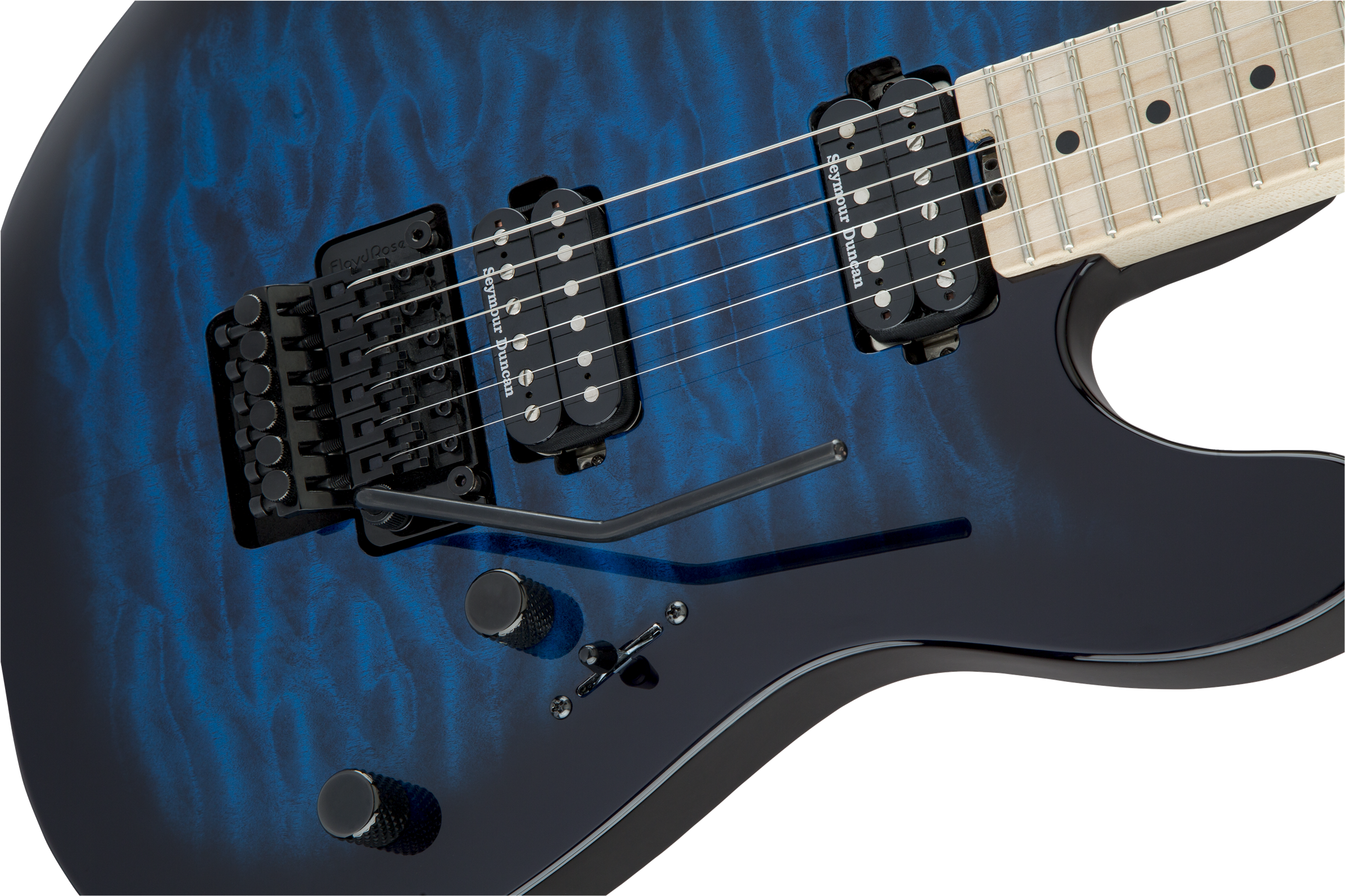 Charvel Pro-mod San Dimas Style 2 Hh Fr M Qm, Maple - Charvel Pro-mod San Dimas Style 2 Hh Fr Guitar, Trans (2400x1602), Png Download