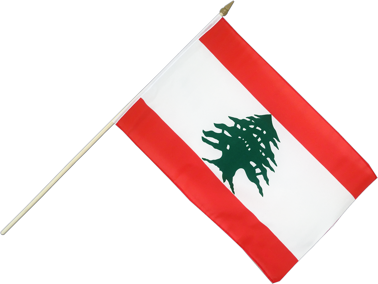 Related Wallpapers - Lebanese Flag On Stick (1500x1260), Png Download