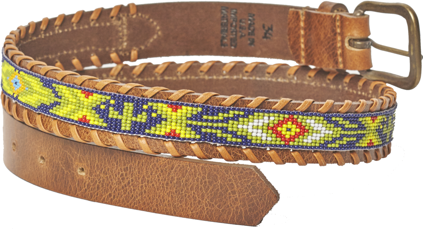 Desert Cactus Beaded Camp Belt Close - Cactus (2048x1365), Png Download