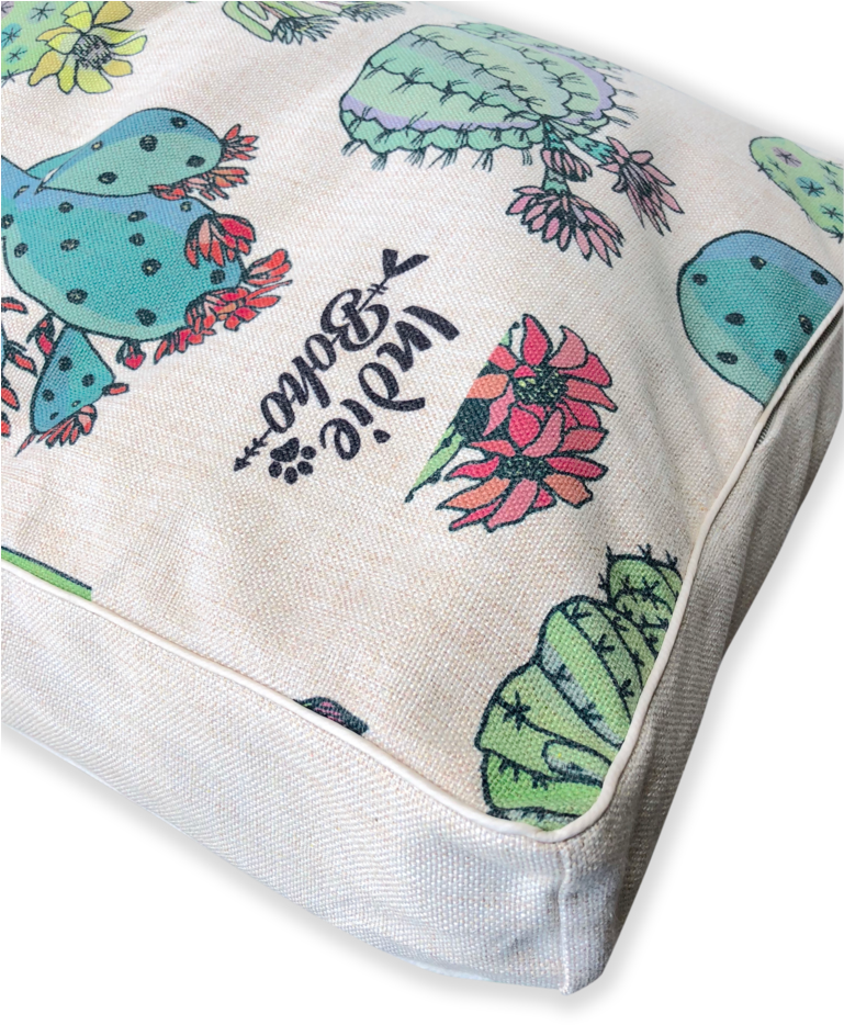 Desert Cacti Jumbo Bed - Cactus (768x1024), Png Download