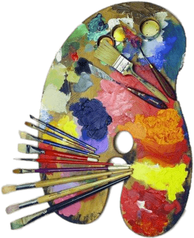 Artists Palette Png 11519546941m803y1jjaf - Art Teacher Novelty Sign Parking Signs School Gift (714x850), Png Download