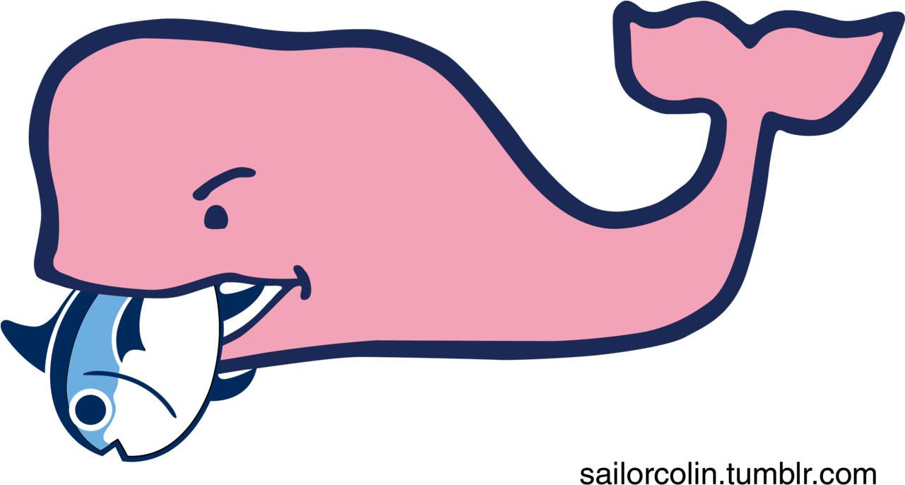 Vv > Southern Tide - Angry Vineyard Vines Whale (1280x694), Png Download