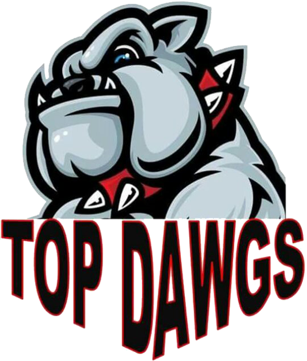 Top Dawgs - Bulldog Cartoon Png (603x709), Png Download
