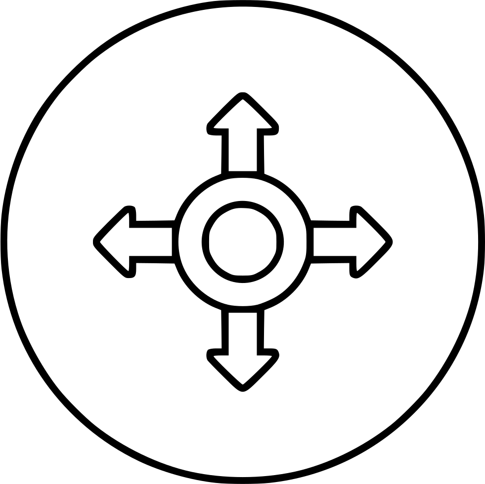 Arrow Cursor Move - Number Pad Notation Anime Fighters (981x980), Png Download