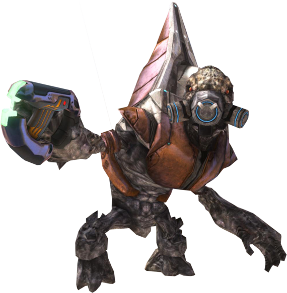 File - Gruntminorcutout - Halo 3 Odst Grunt (627x599), Png Download