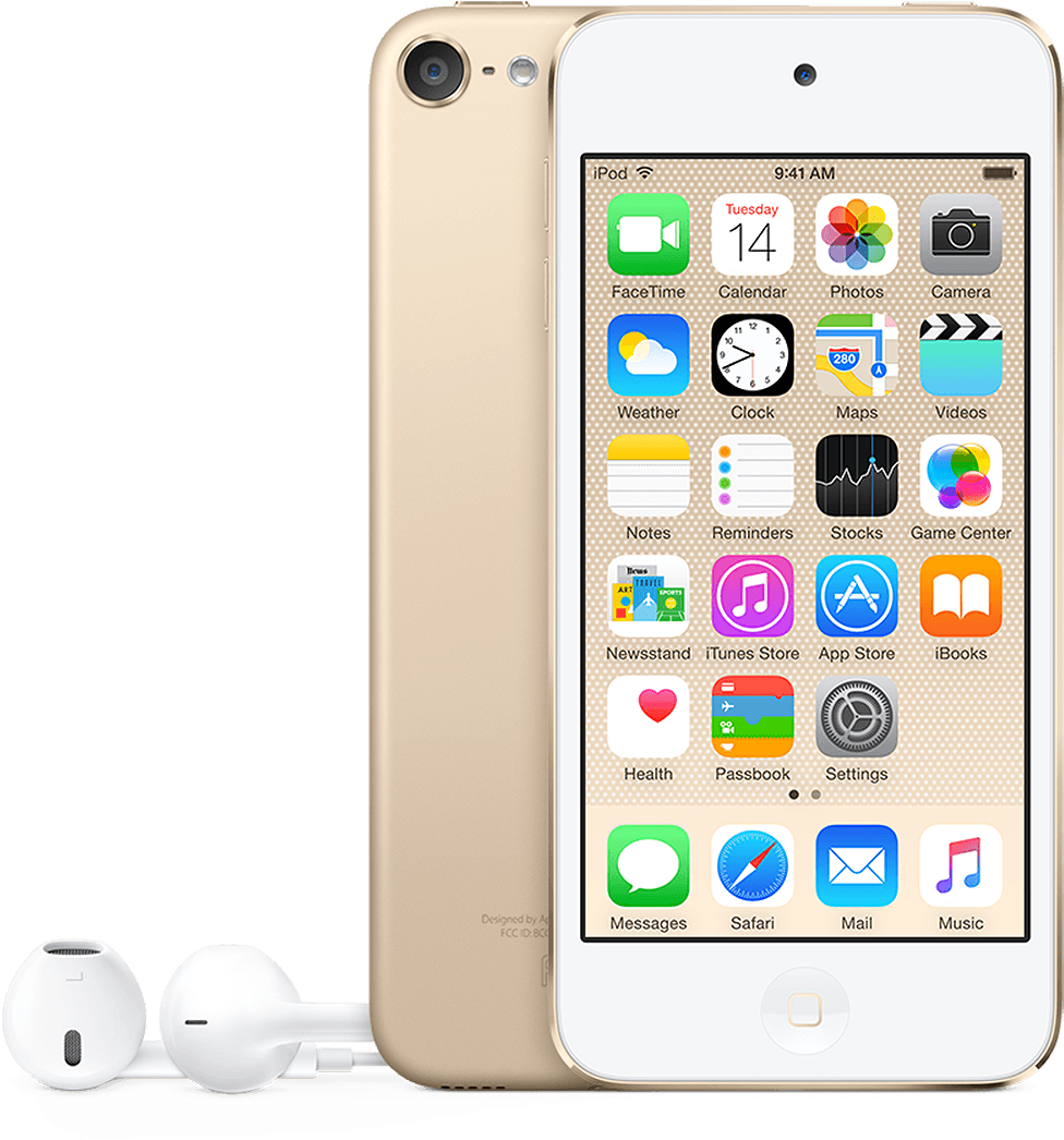Ipod Touch 32gb Gold - Apple Ipod Touch 6th Generation 16 Gb Gold (1200x1200), Png Download