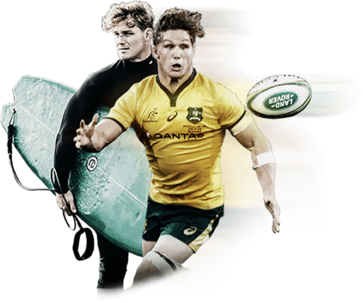 Lead Module - Michael Hooper Wallabies Gym (739x618), Png Download